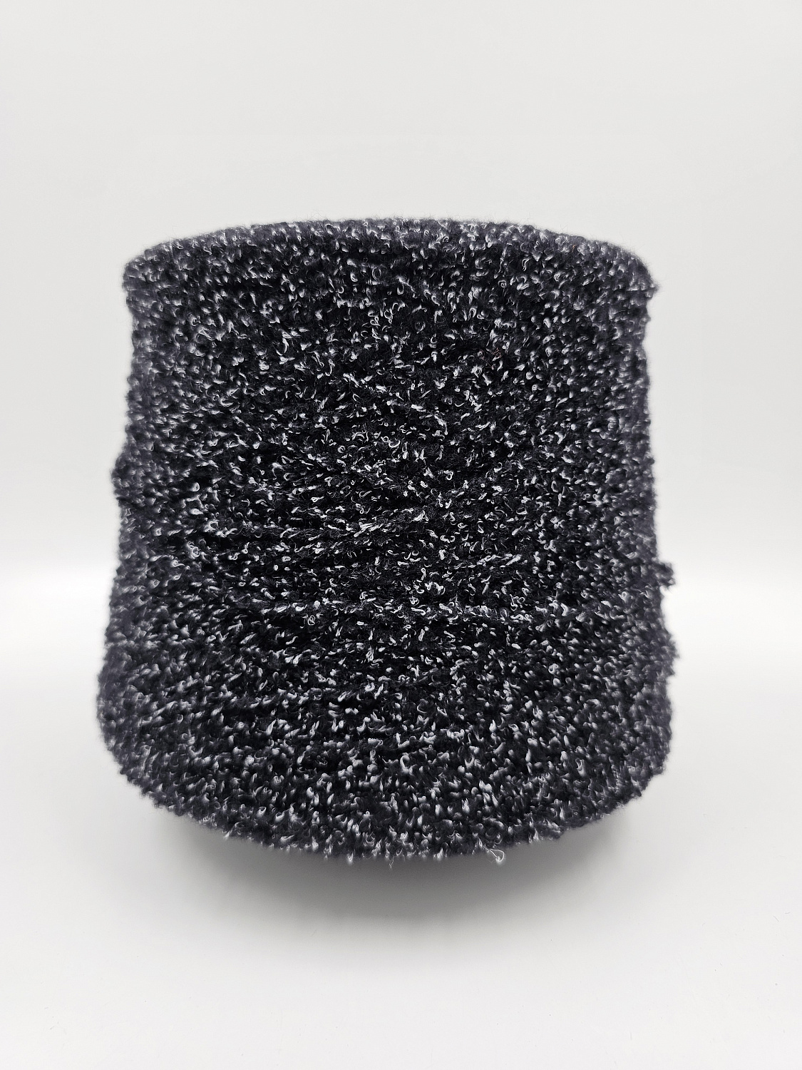 Пряжа Ermellino, Lanificio Dell Olivo,  меринос, хлопок, вискоза, цвет черный